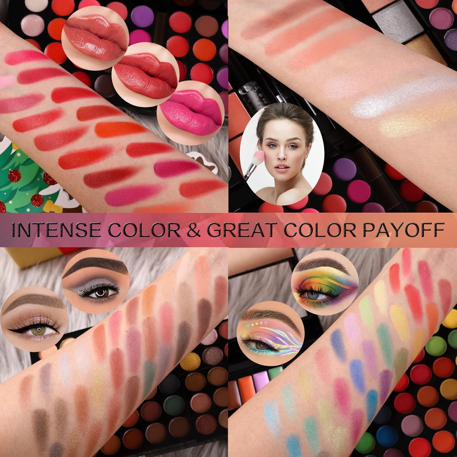 All-in-One Professional Big Makeup Kit for Teens and Women, Complete Beauty Case with Cosmetics Set - Image 4