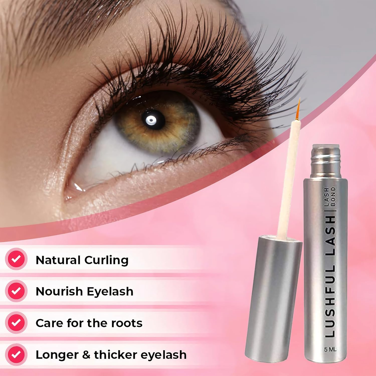5ml Cruelty-Free Advanced Eyelash Growth Serum for Thicker, Longer, Fuller Lashes - Image 5