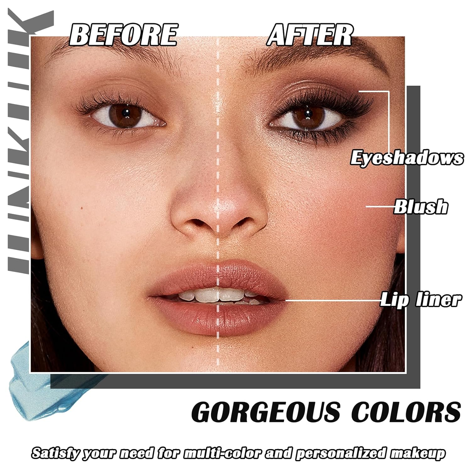 8PC Waterproof Matte Cream Eyeshadow Stick Pencil Makeup Kit for Women Blendable - Image 3