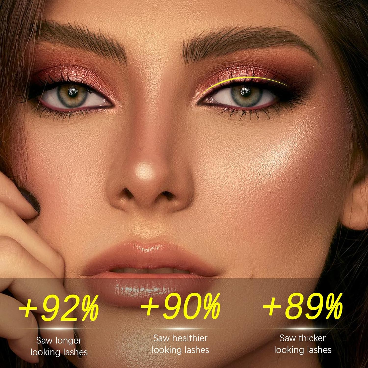 5mL Eyelash Growth Serum for Fuller, Longer Lashes Natural Vegan Formula - Image 3