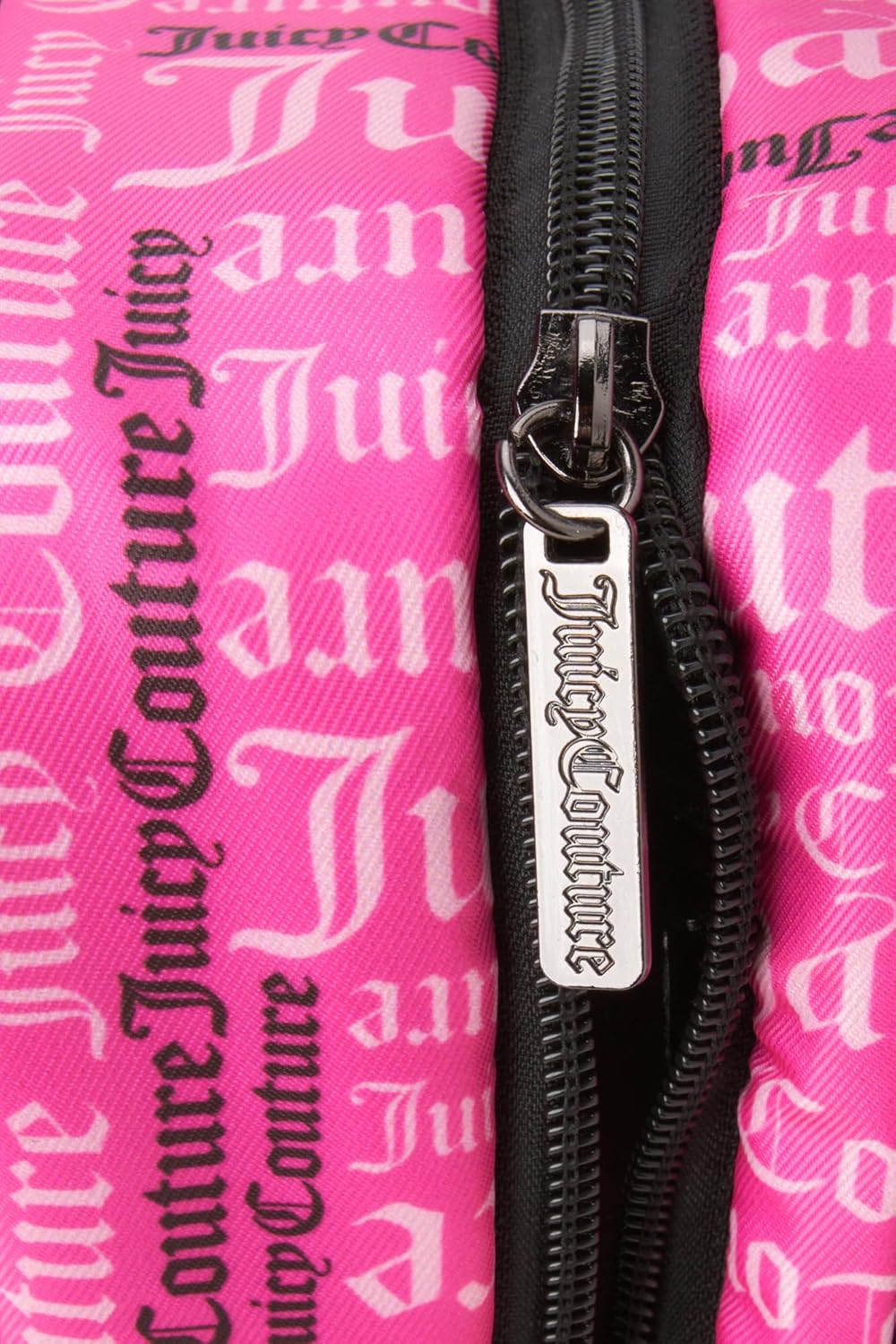 Juicy Couture Fuchsia Black Hanging Travel Makeup and Toiletry Organizer Bag One Size - Image 2