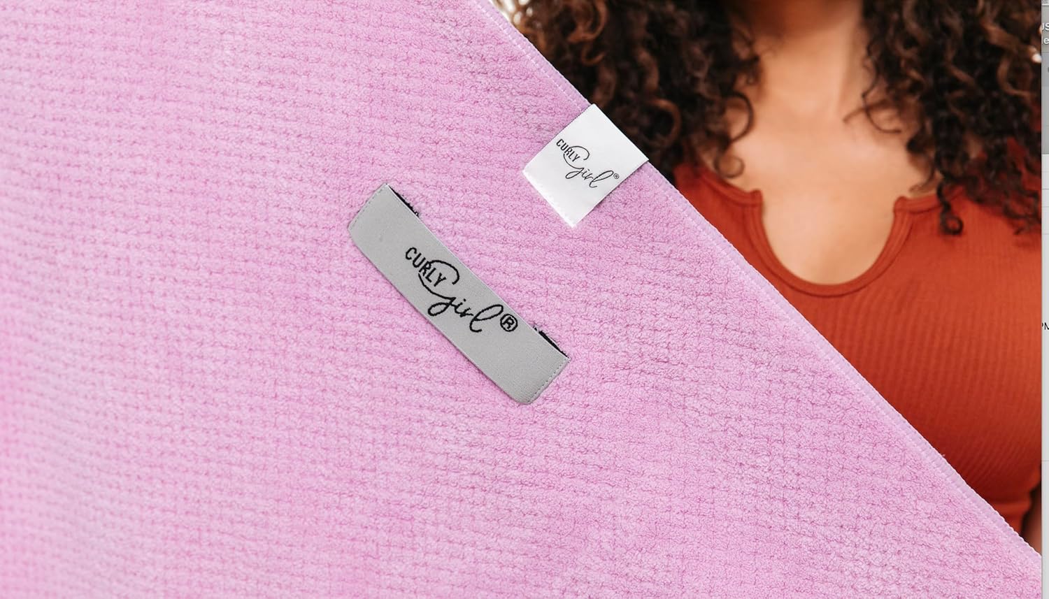 Extra Large 41" x 31" Microfiber Hair Towel Wrap for Curly Hair, Quick Dry Anti-Frizz - Image 5