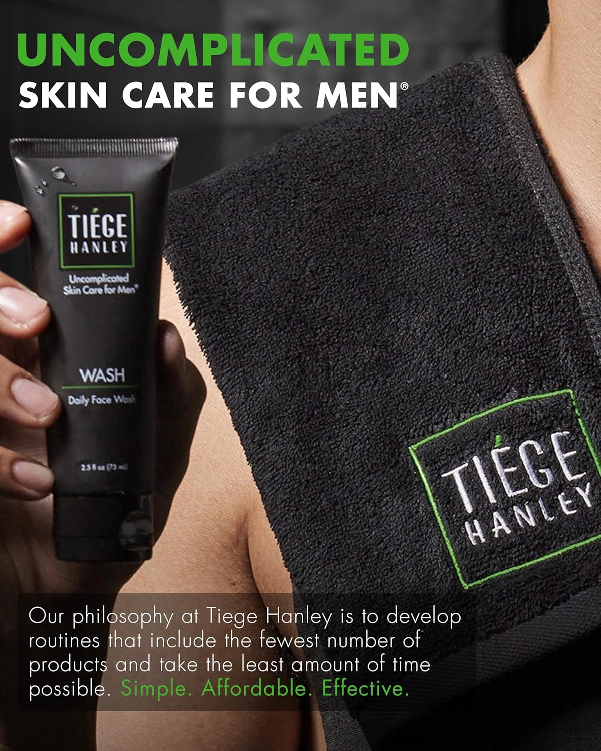 Tiege Hanley Men's Essential Routine Level 1 Skincare Set for Sensitive Skin - Image 6