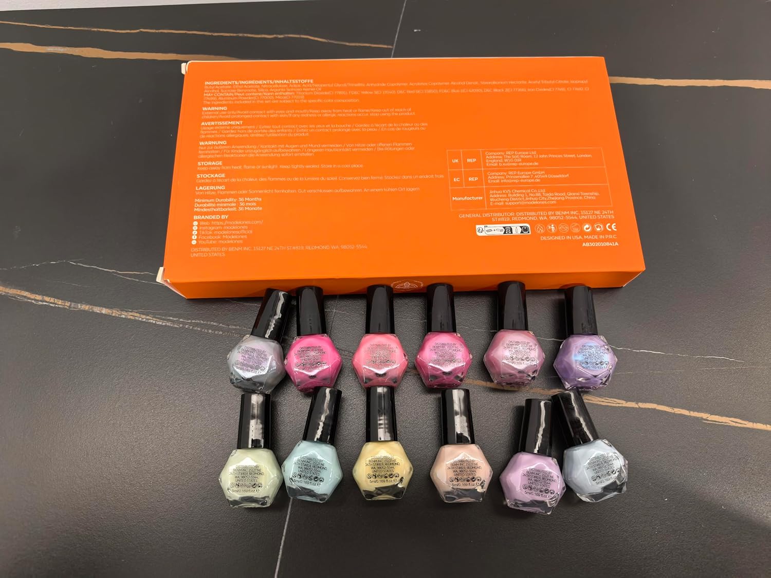 Modelones Spring Summer 12 Mini Nail Polish Colors Quick Dry Long Lasting Set - Image 9