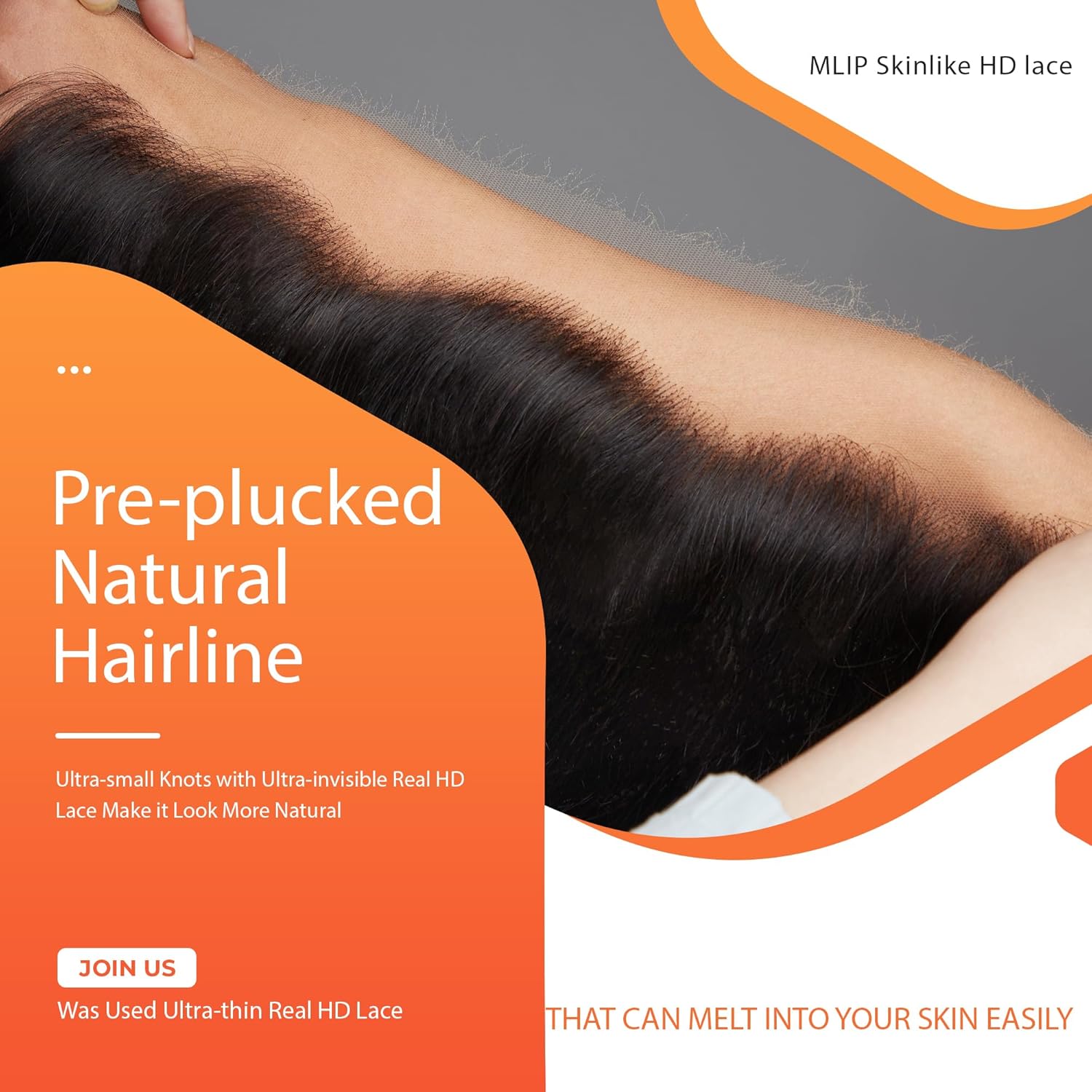 MLIP 13x6 HD Lace Frontal Body Wave 20 Inch Raw Indian Hair Wig Pre-Plucked - Image 5
