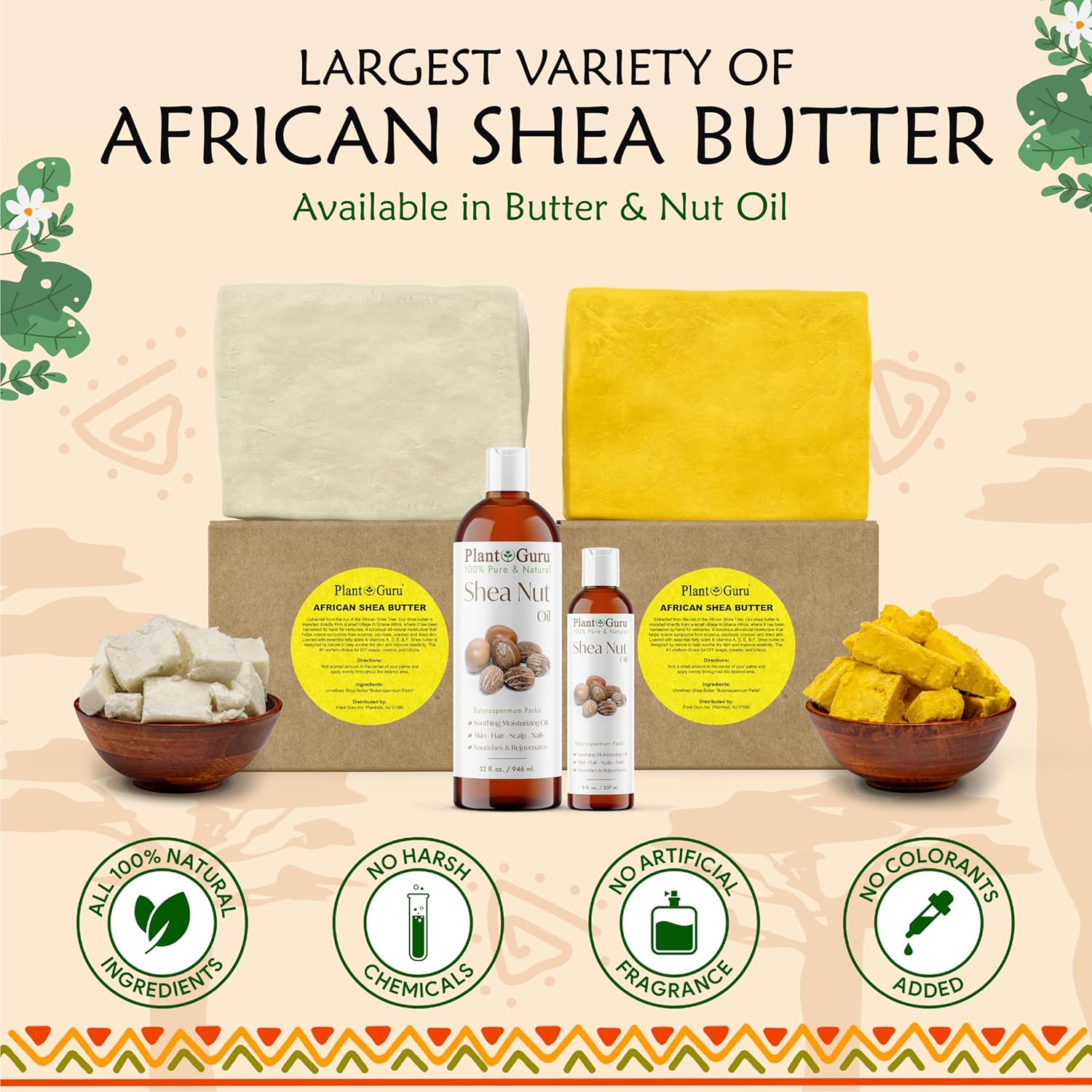 16 oz 100% Pure African Shea Nut Butter Oil Natural Moisturizer for Skin, Face, Hair - Image 7