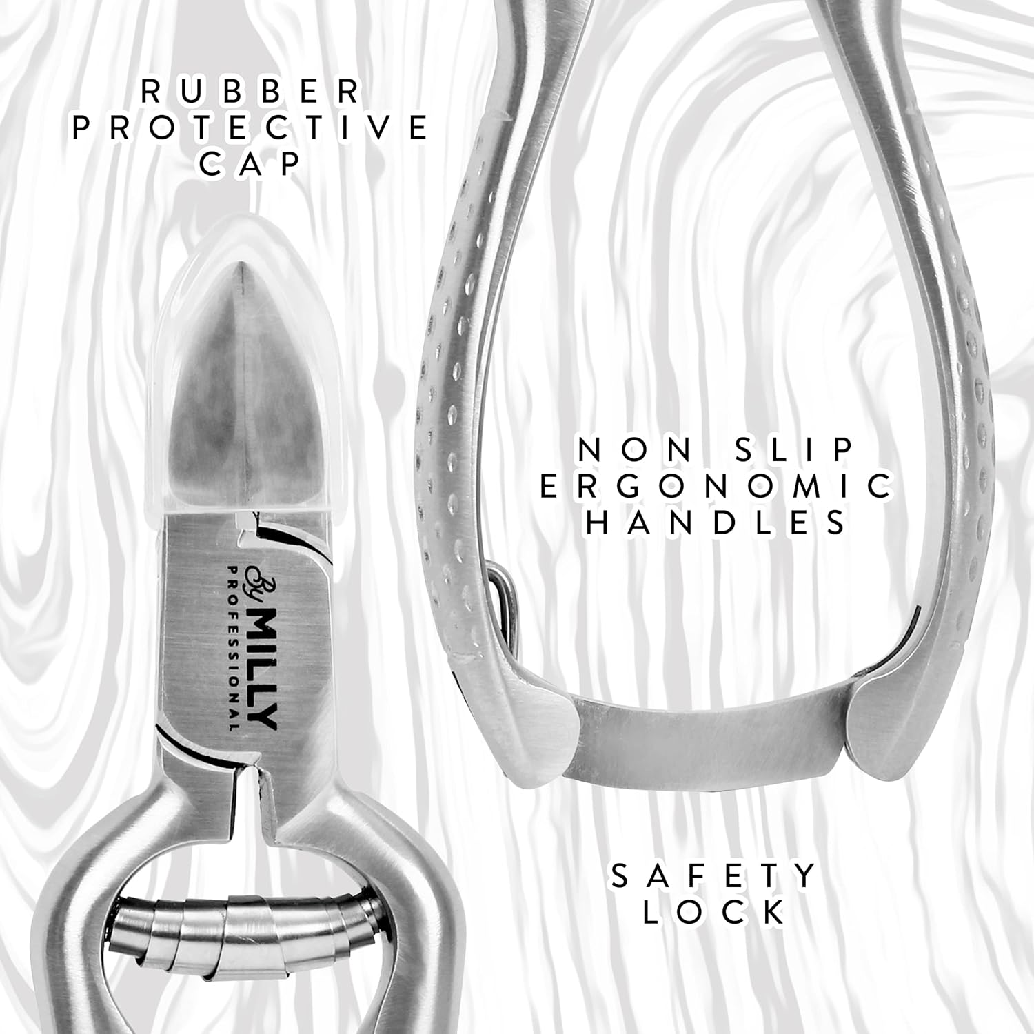 Heavy Duty High Carbon Stainless Steel Toenail Clippers for Thick Nails, Professional Grade - Image 5