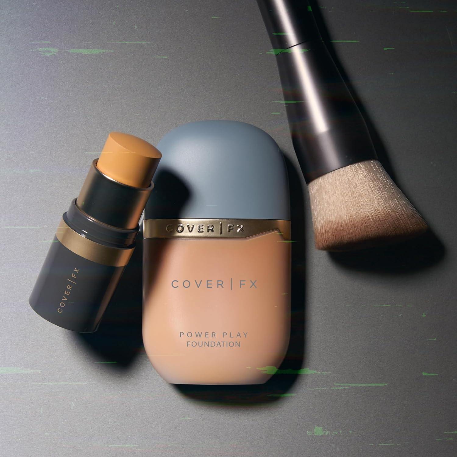 Cover FX Correct Stick Duo 0.1 oz Matcha Green Concealer Peachy Brightener Set - Image 6