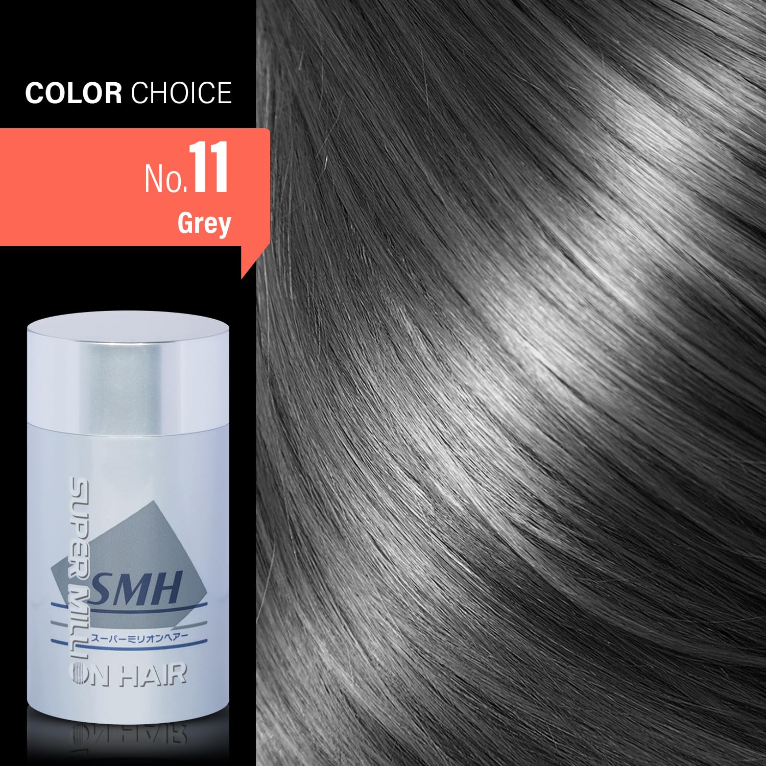 15g Gray Natural Hair Thickener Building Fibers Waterproof Powder for Thinning Hair - Image 4