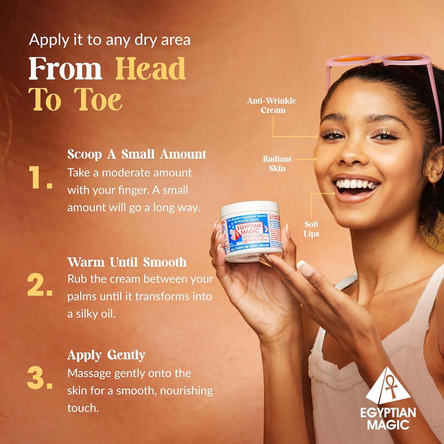 Egyptian Magic All Purpose Moisturizing Cream 4oz Jar for Face, Body, and Skin Care - Image 4