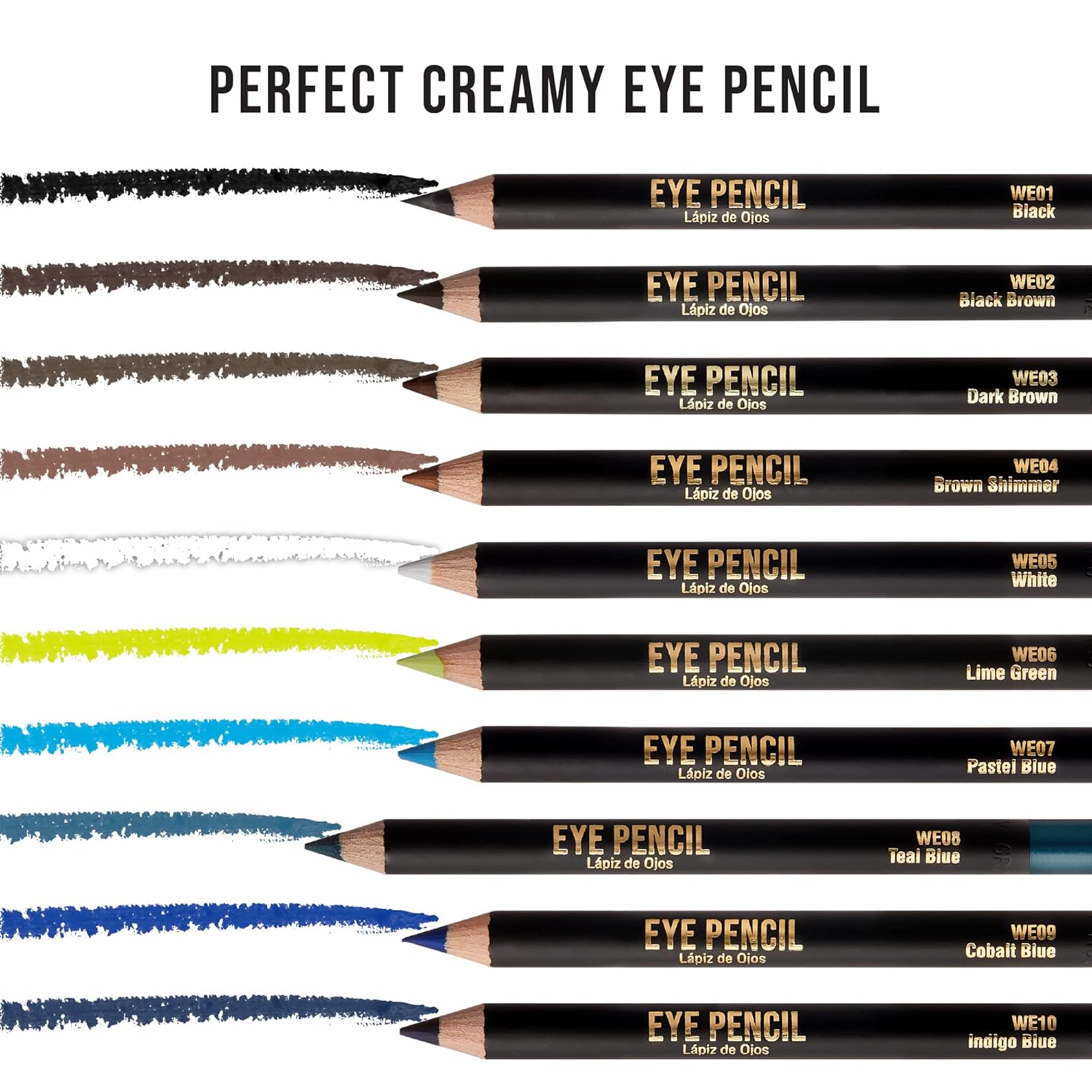 Professional Slim Teal Blue Creamy Soft Water-Resistant Long-Lasting Eyeliner Pencil - Image 6