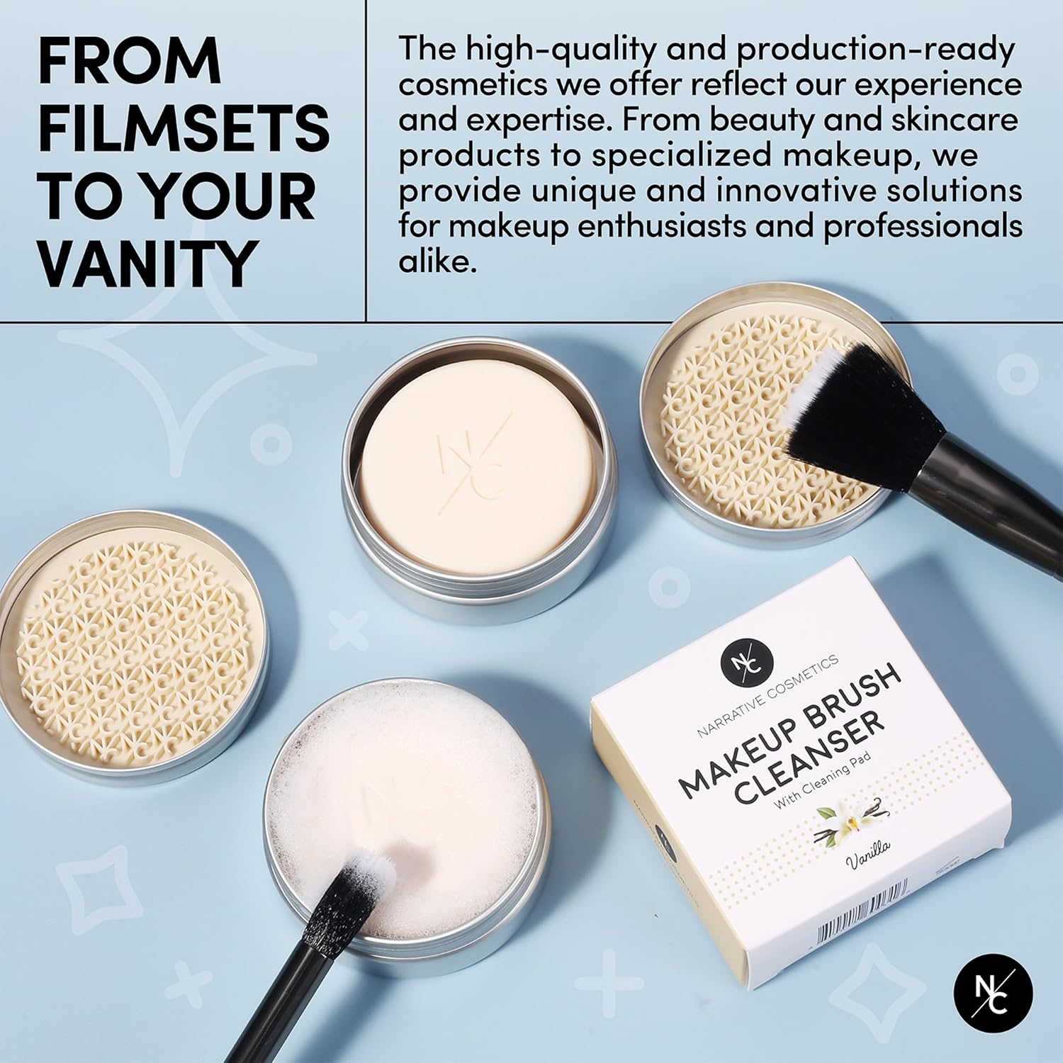 Vegan Cruelty-Free Makeup Brush Cleanser Soap with Silicone Pad 2.45 Oz - Image 7