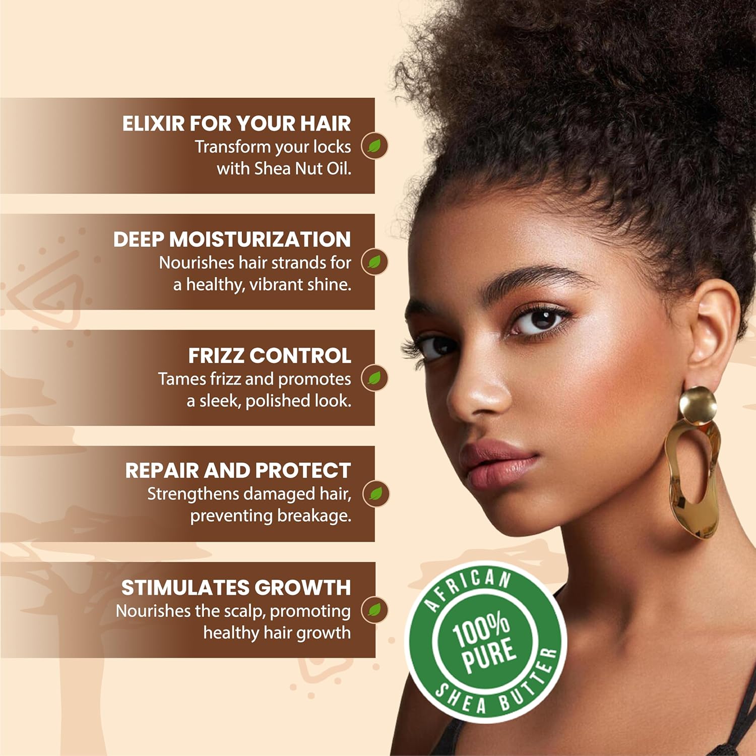 16 oz 100% Pure African Shea Nut Butter Oil Natural Moisturizer for Skin, Face, Hair - Image 5