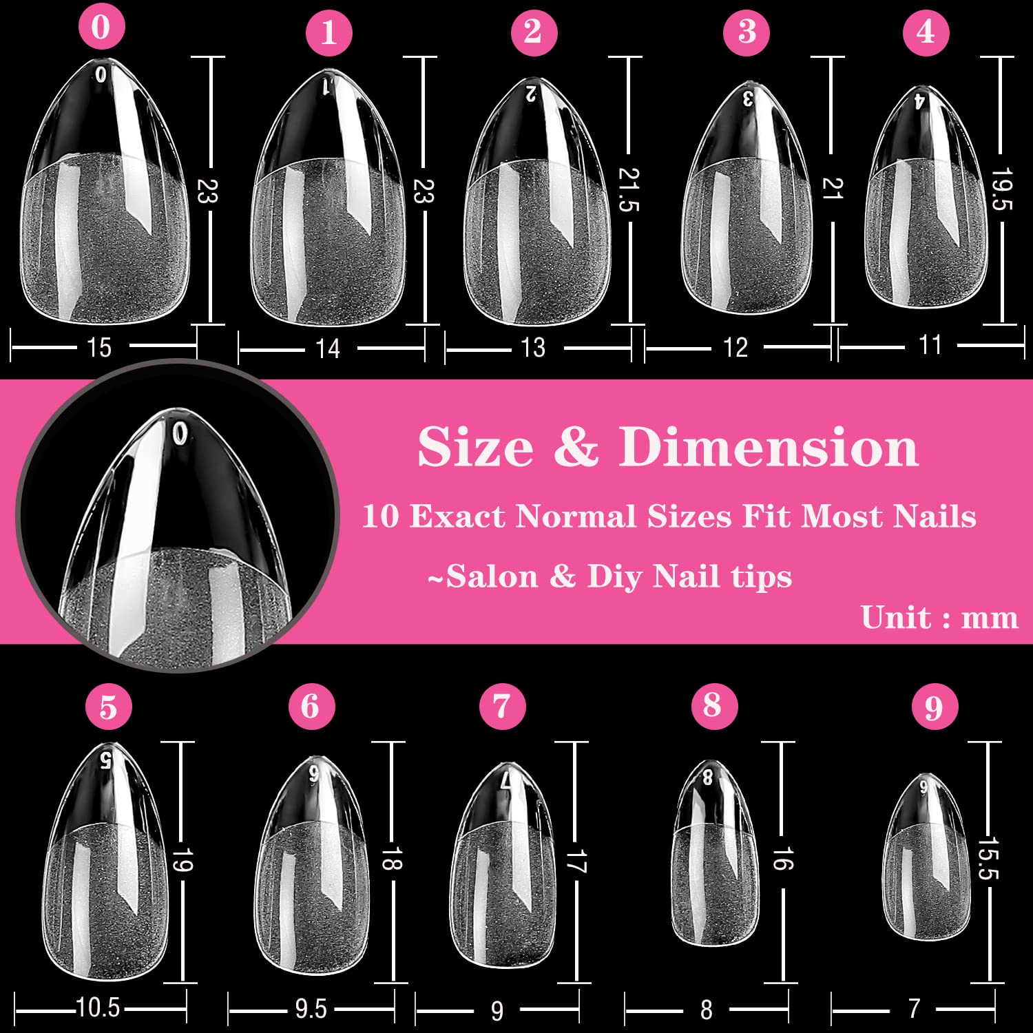 120Pcs Soft Gel Short Almond Fake Nails Half Matte Full Cover Press-On Tips - Image 5