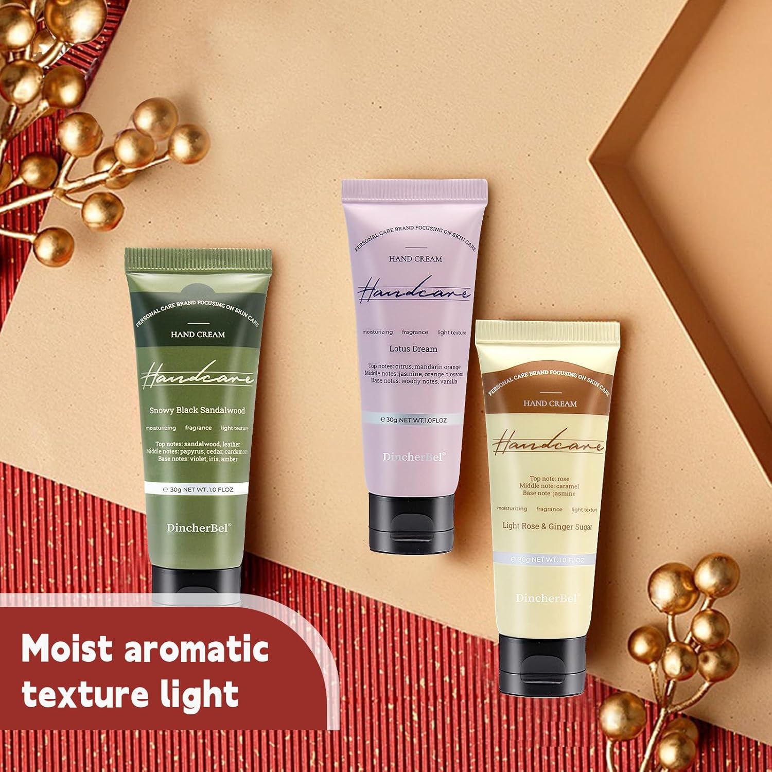 Luxurious Scented Hand Lotion Gift Set, 6 Travel Size Creams for Dry Skin, 1.0 oz Each - Image 5