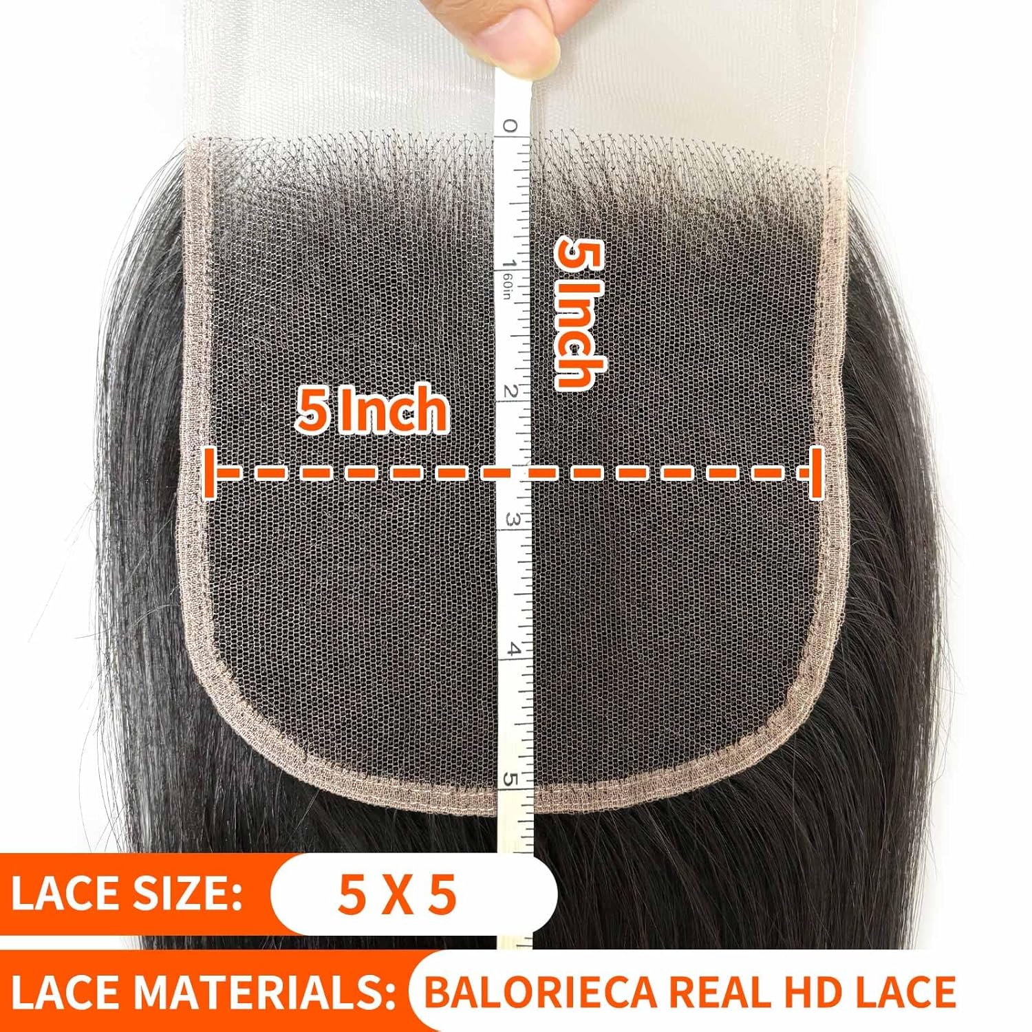 12 Inch 100% Raw Cambodian Human Hair 5x5 HD Lace Closure Wig Pre-Plucked - Image 4