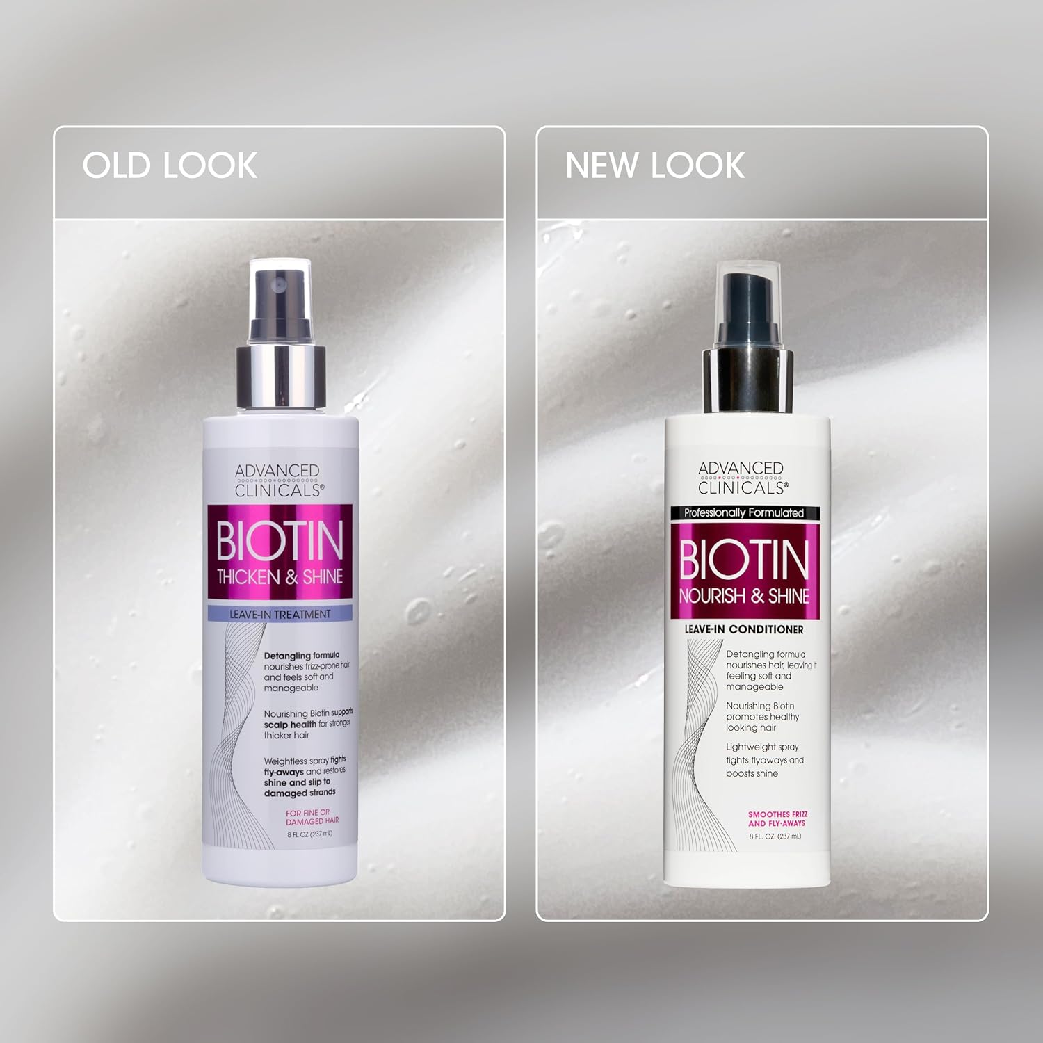 Advanced Clinicals 8 Fl Oz Leave In Hair Treatment Spray for Fine, Damaged Hair - Image 2