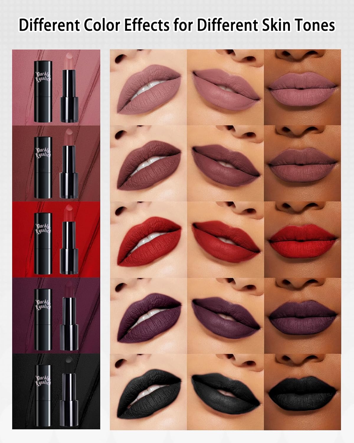 Nude Pink 5ml Matte Velvet Liquid Lipstick for Women Long Lasting Hydration - Image 5