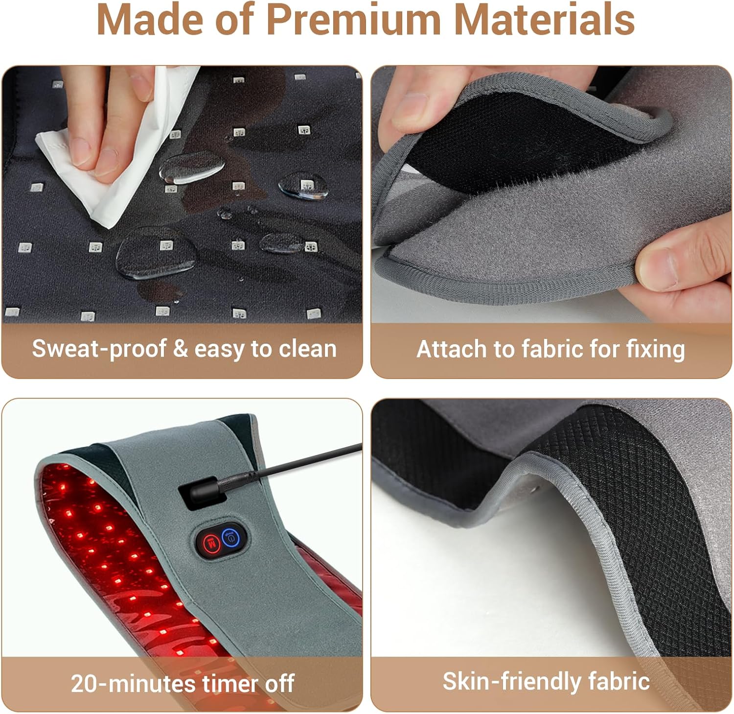 Comfytemp 126 LED Red Light Therapy Belt 22W Corded Pain Relief Device - Image 6