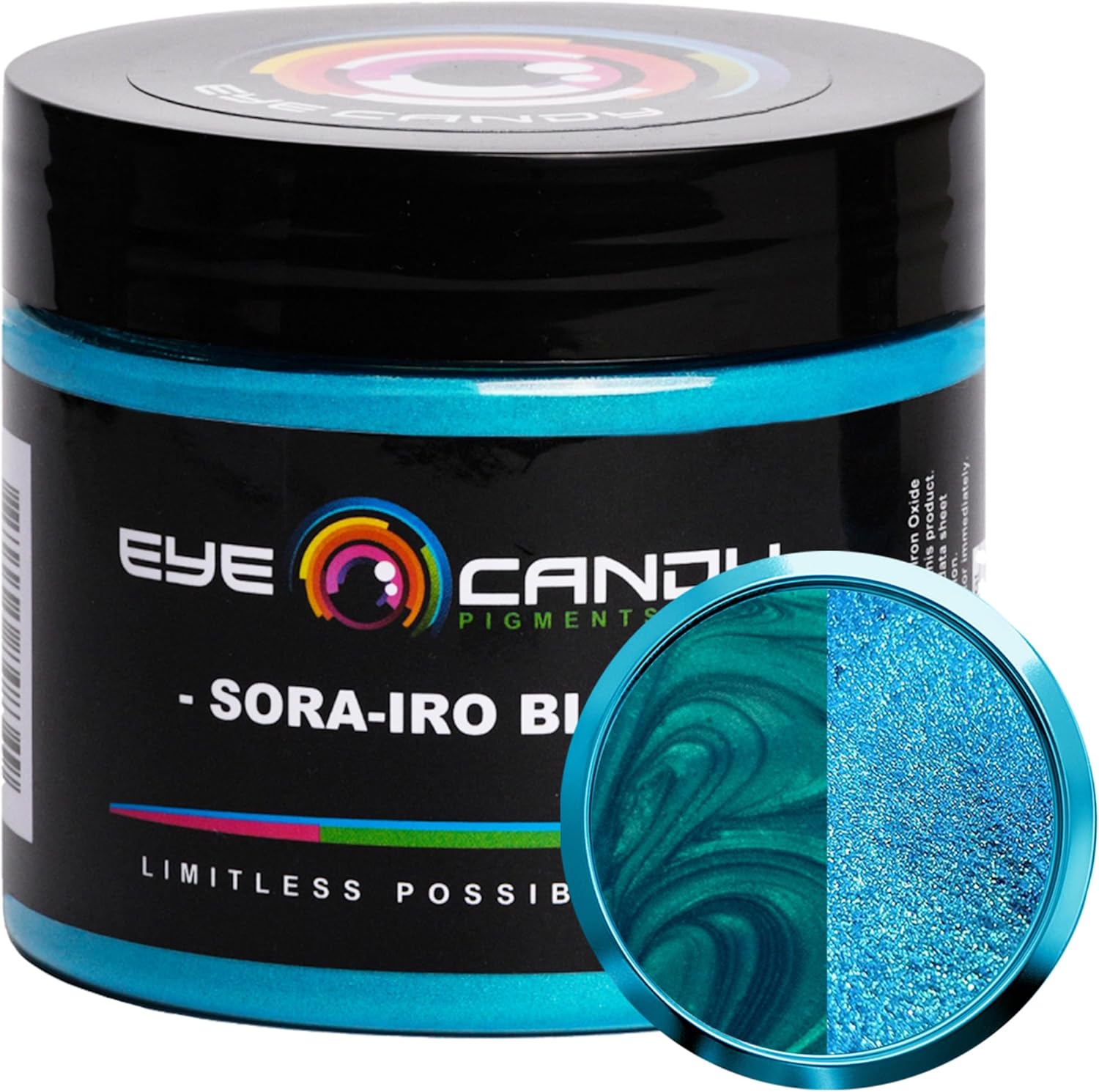 Eye Candy Premium Mica Powder Pigment “Sora-IRO Blue” (50g) Multipurpose DIY Arts and Crafts Additive | Woodworking, Epoxy, Resin, Paint, Soap, Nail Polish, Lip Balm (Sora-IRO Blue, 50G)
