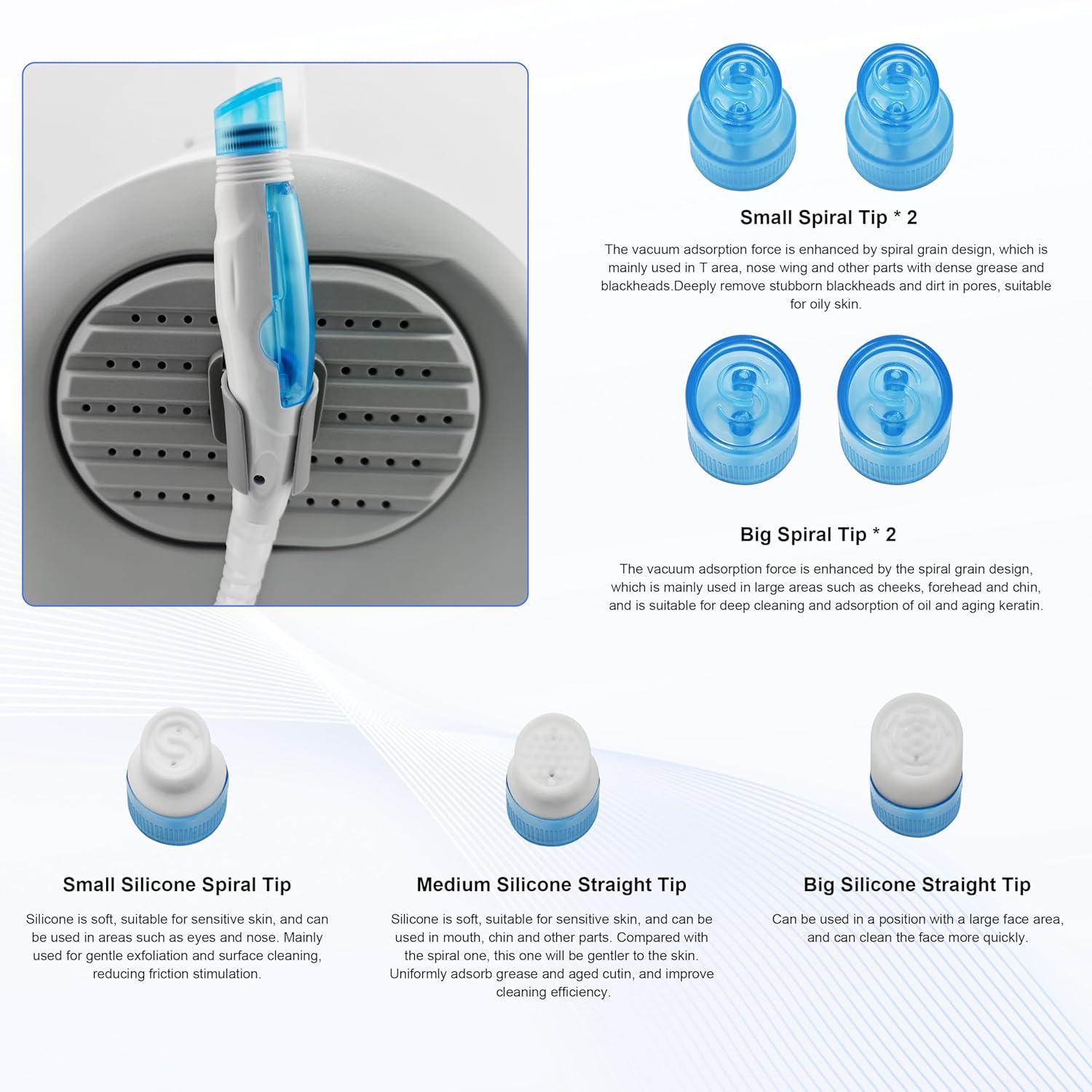 Hydradermabrasion Facial Machine Skin Peel Water Treatment ETWD007 Model 1 Liter Capacity - Image 4