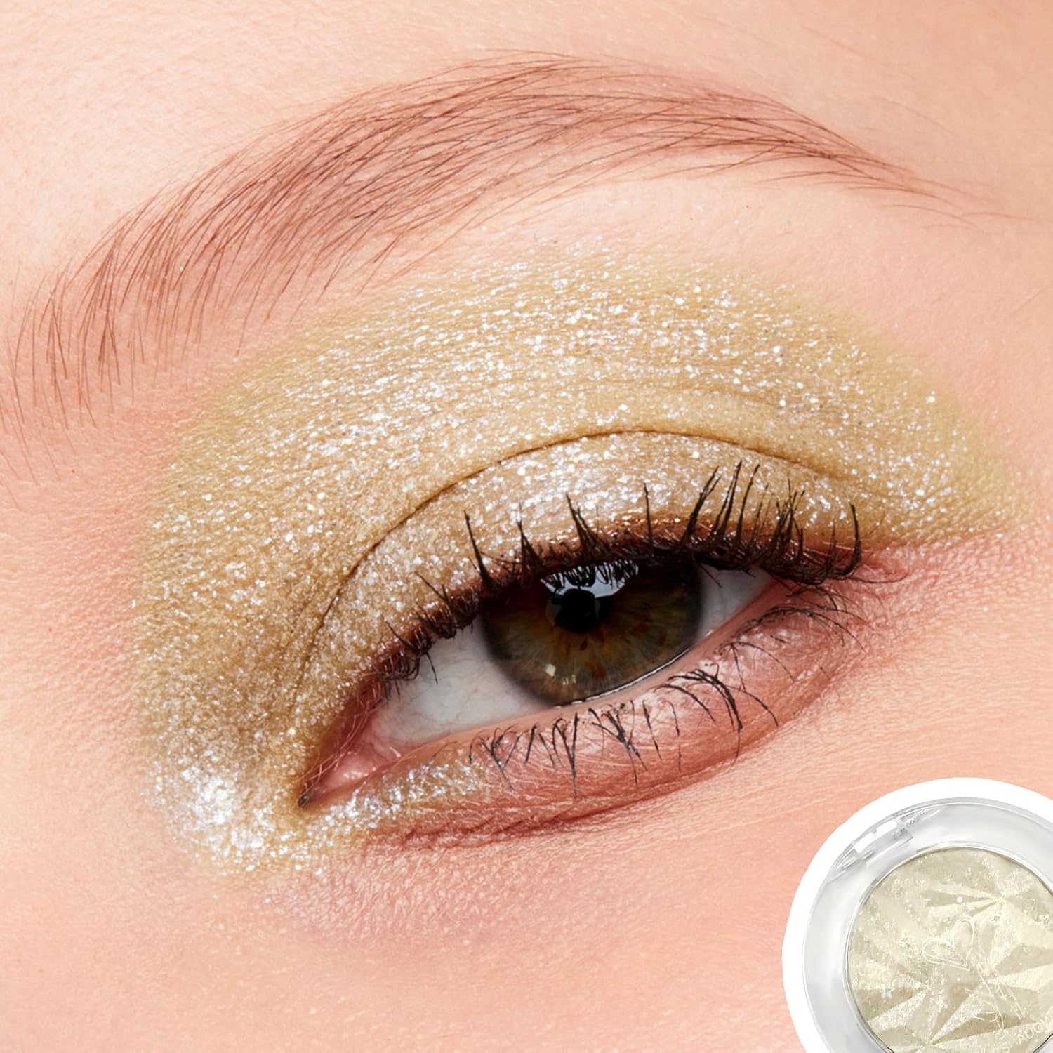 Matte Waterproof Cream Eyeshadow Palette with Brush Set for Mature Skin - 12 Colors - Image 2