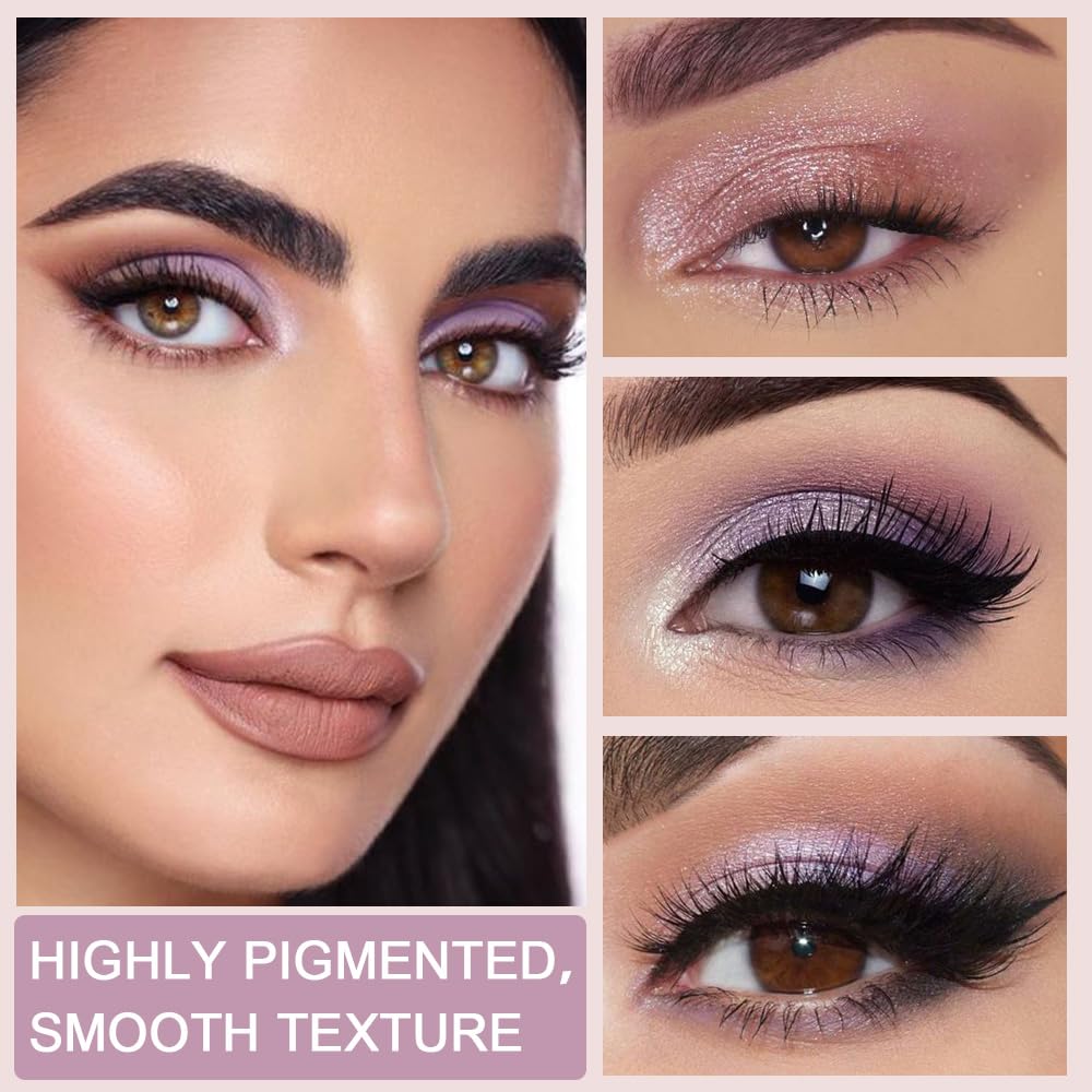 9 Color Matte Shimmer Waterproof Eyeshadow Palette for Women Velvety Long Lasting Finish - Image 3