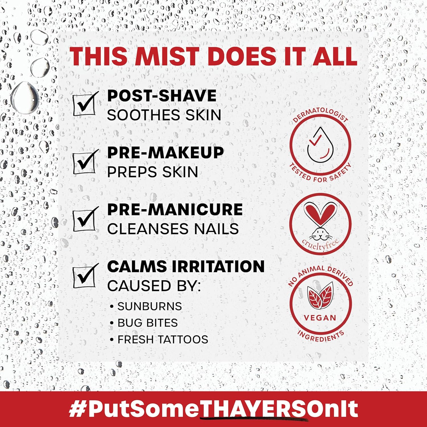 Thayers Alcohol-Free Rose Petal Witch Hazel Facial Mist Toner with Aloe Vera, 3 oz Trial Size for All Skin Types - Image 5