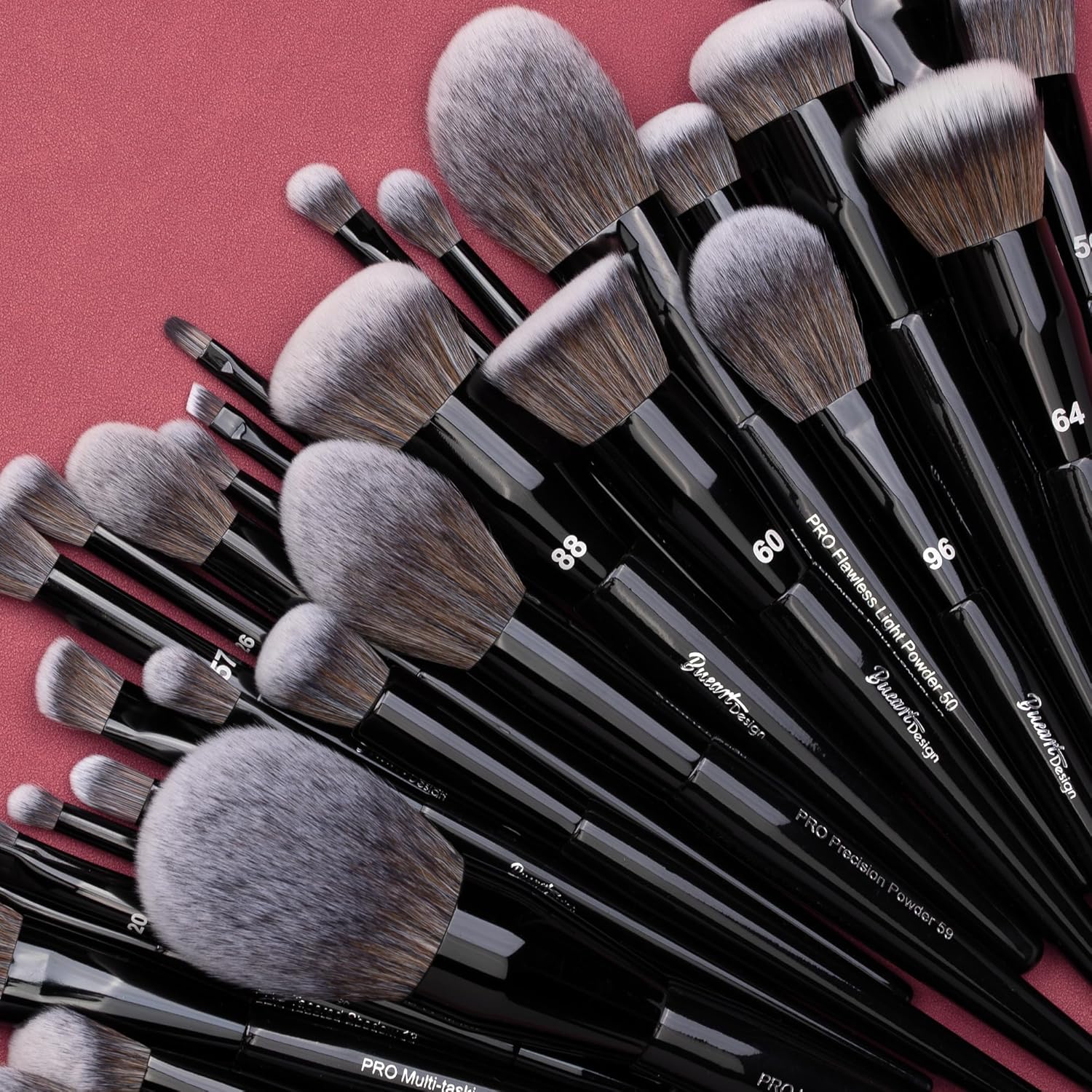 Bueart Design 32-Piece PRO Grade Makeup Brush Set with Large Holder and Ultra-Soft Bristles - Image 7