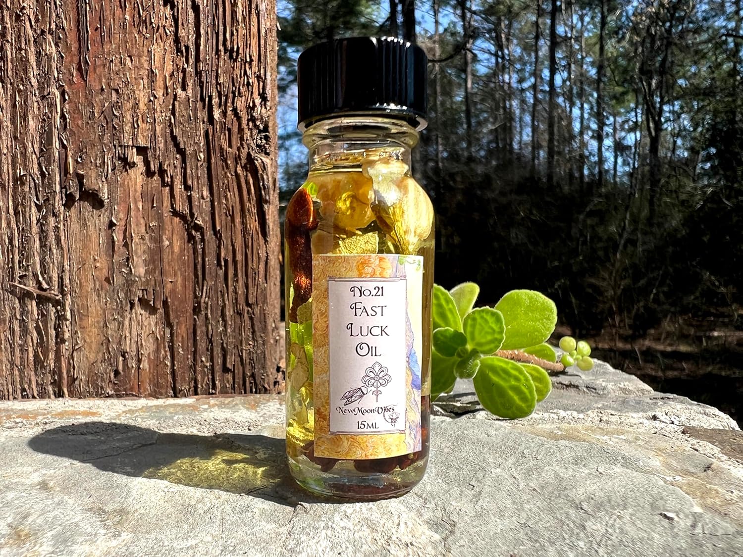 New Moon Vibes Fast Luck Oil 2 oz for Fortune Success and Favorable Outcomes - Image 2