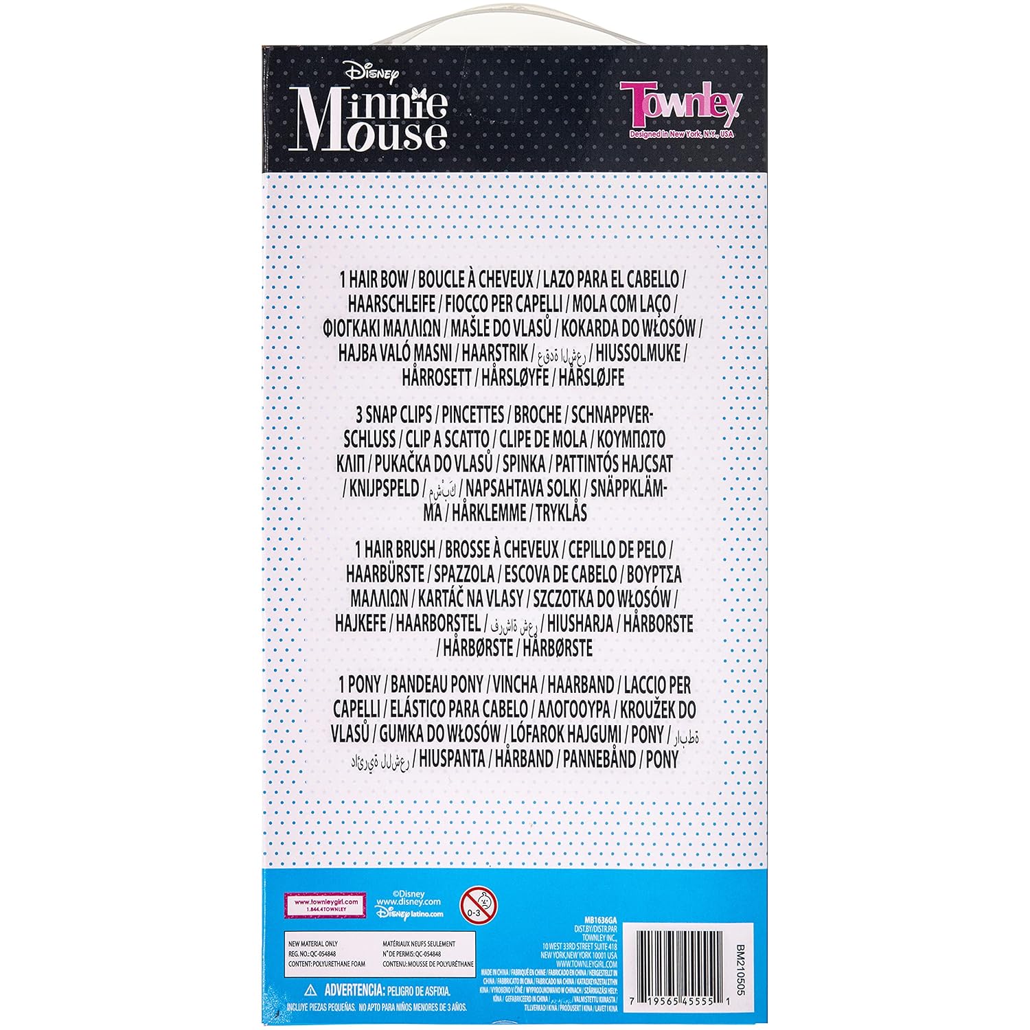 Minnie Mouse Hair Accessories Gift Set for Kids Ages 3+ 6 Pieces - Image 8