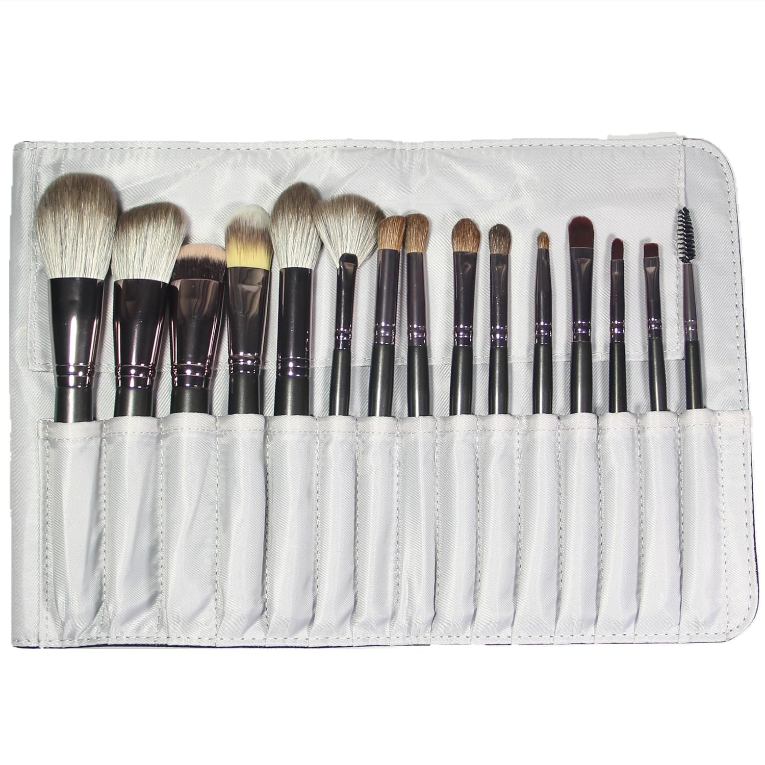 Professional makeup brush, 15Pcs Makeup Brush Set Foundation Eyeshadow Blush Brush Blending Concealers Face Powder Eye Make up Brushes Comes with a makeup bag(black)