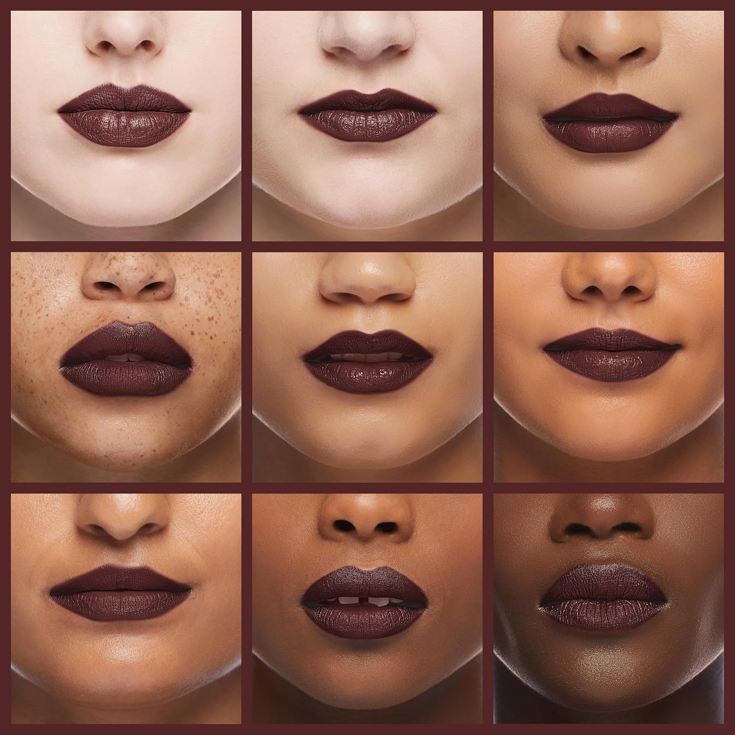 Palladio Herbal Matte Lipstick Plum Majesty Creamy Full Coverage 0.12 oz - Image 3