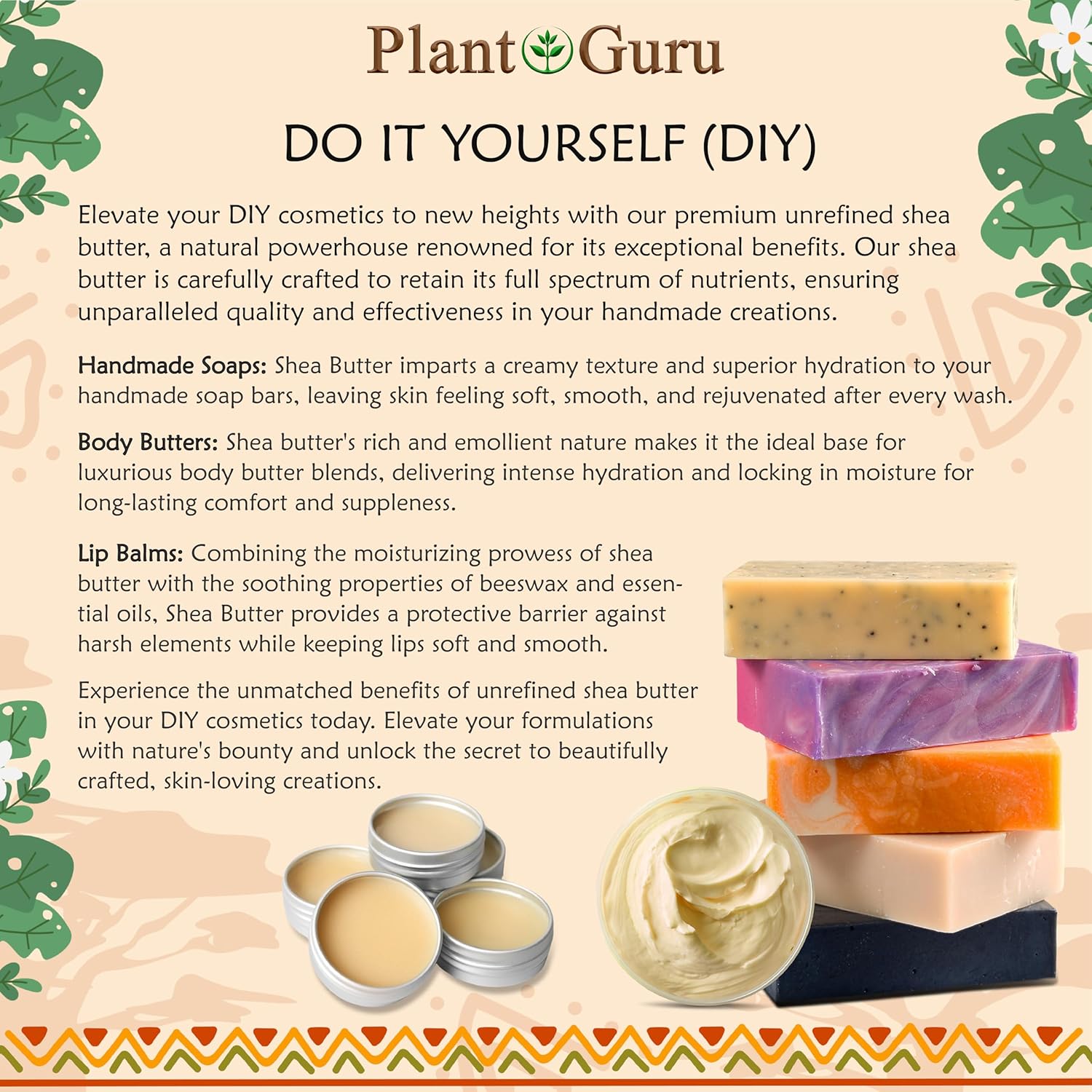 16 oz 100% Pure African Shea Nut Butter Oil Natural Moisturizer for Skin, Face, Hair - Image 6