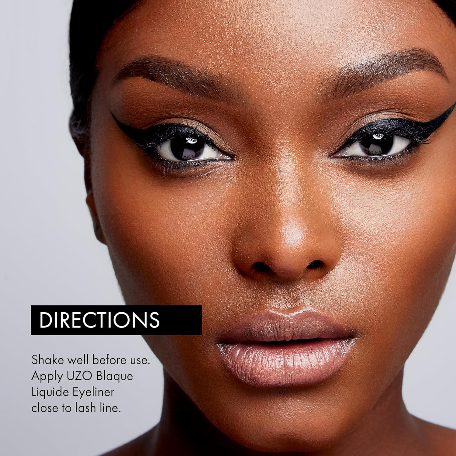 UZO Waterproof Liquid Eyeliner Precise Felt Tip High Pigment Long Lasting Vegan 0.1 oz - Image 6