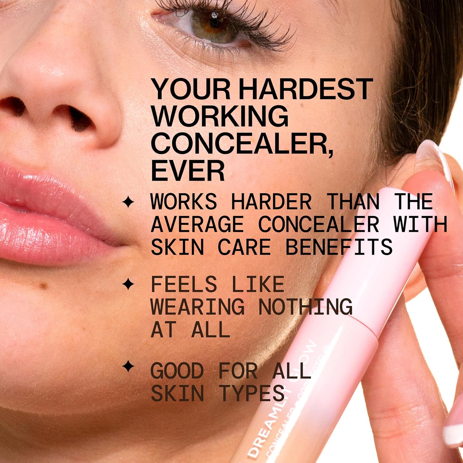 Pacifica DreamLit Glow Squalane Full Coverage Concealer for Dark Circles 0.3 oz Vegan - Image 10