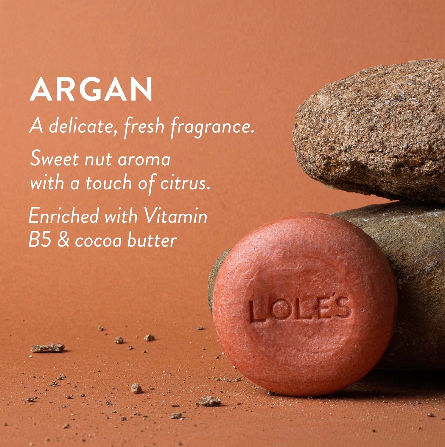 Lole's 3.5oz Argan Oil Shampoo and Conditioner Bar Normal to Oily Hair Set - Image 2