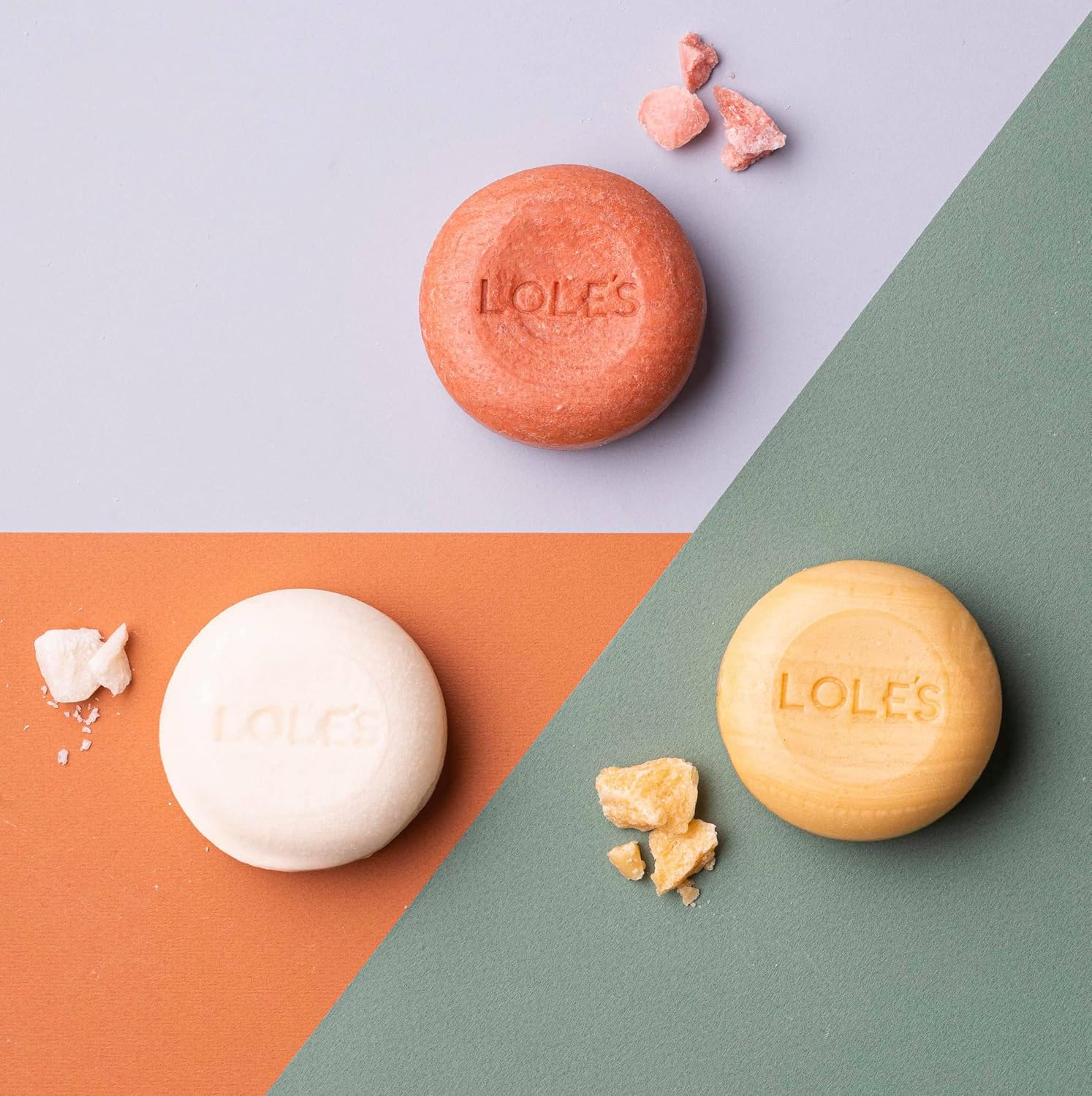 Lole's 3.5oz Argan Oil Shampoo and Conditioner Bar Normal to Oily Hair Set - Image 7