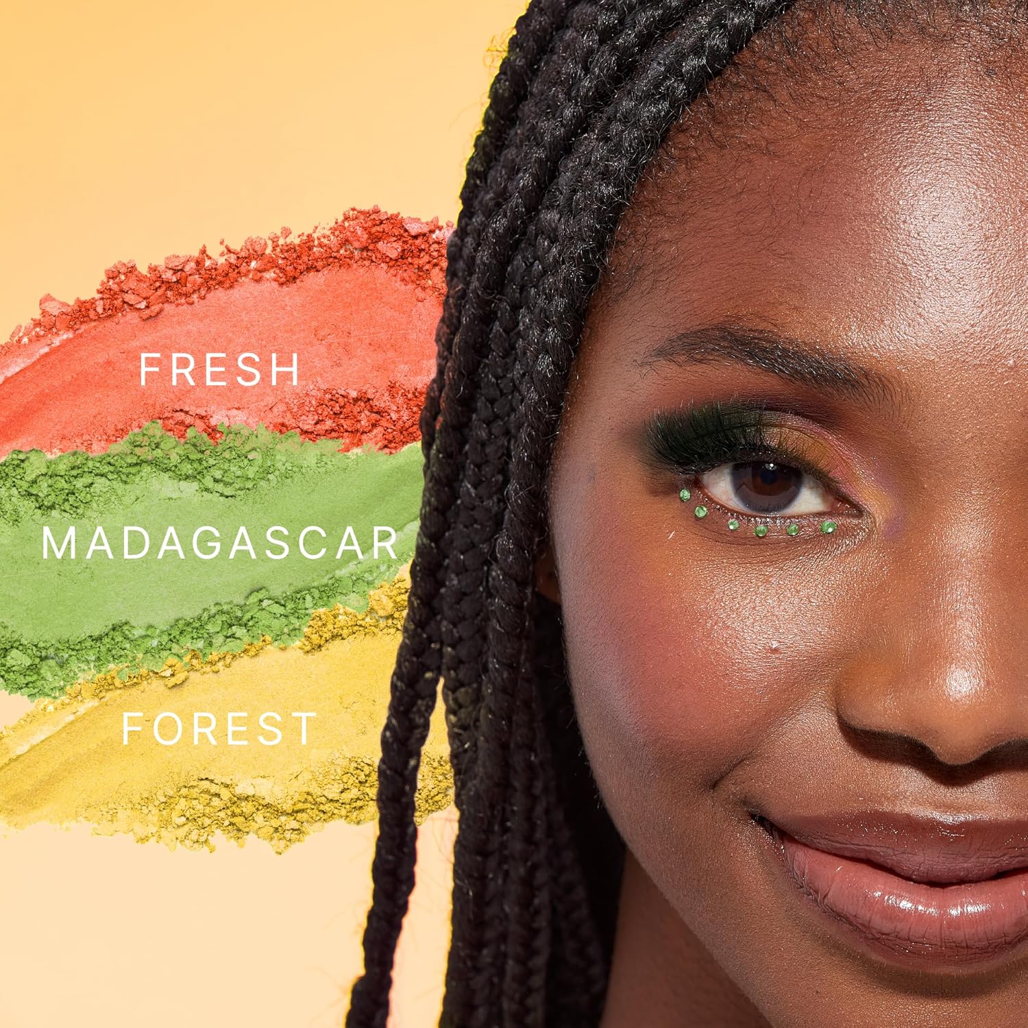 Ruby Kisses Madagascar Forest 9-Shade Eyeshadow Palette Matte Shimmer - Image 2