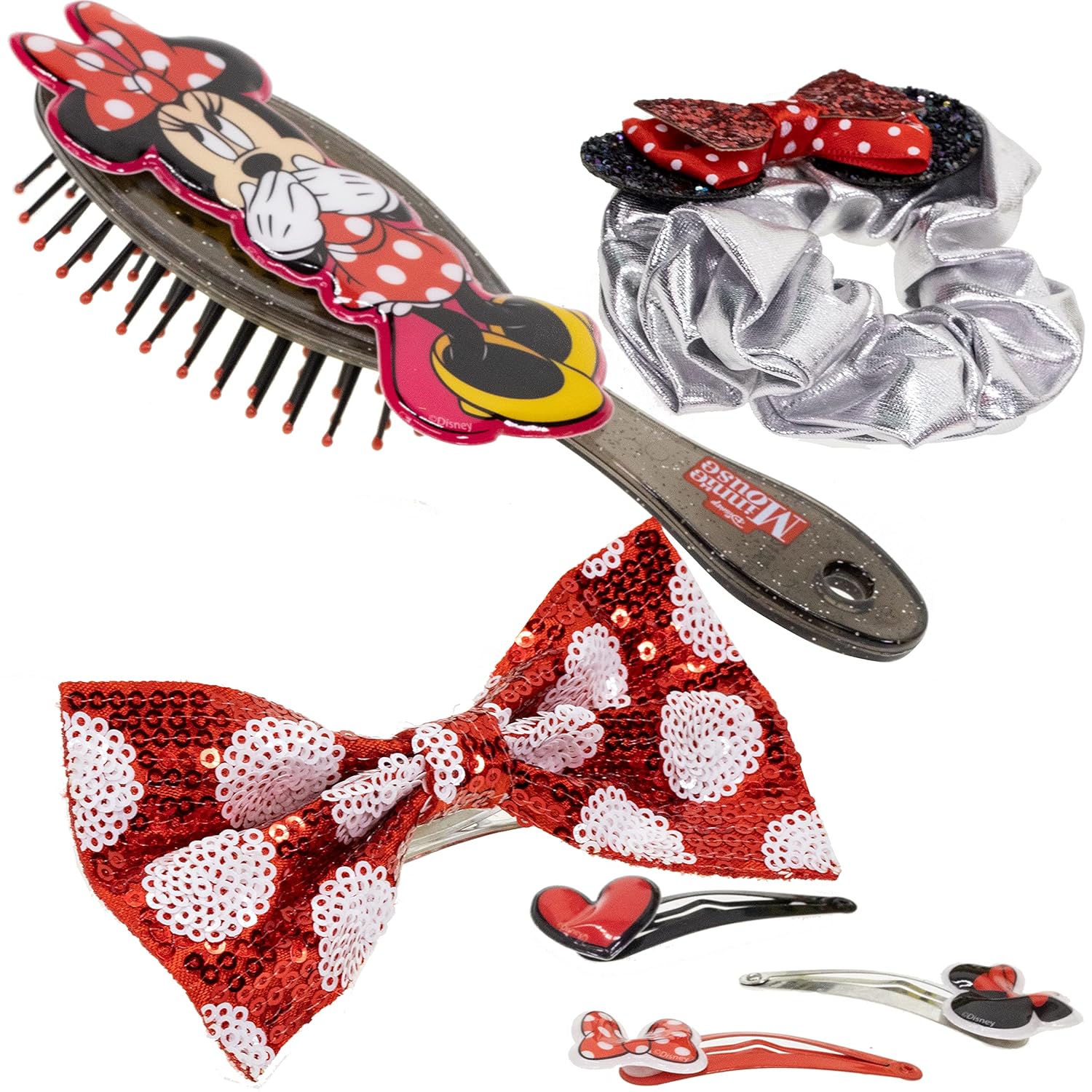 Minnie Mouse Hair Accessories Gift Set for Kids Ages 3+ 6 Pieces - Image 5