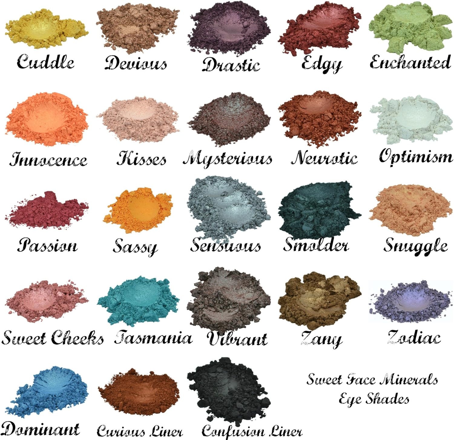 SweetFace Minerals Matte Black Eyeshadow Powder 5 Grams Waterproof Blendable - Image 7