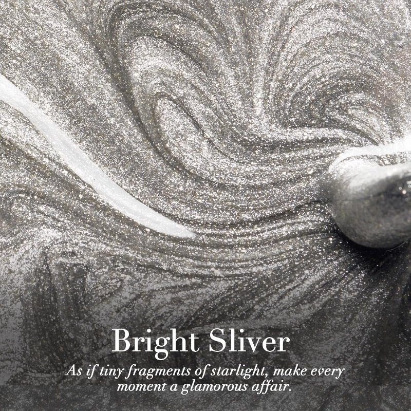 AZUREBEAUTY 10ml Metallic Silver Glitter Nail Polish Quick Dry Strengthening Treatment for Women - Image 6