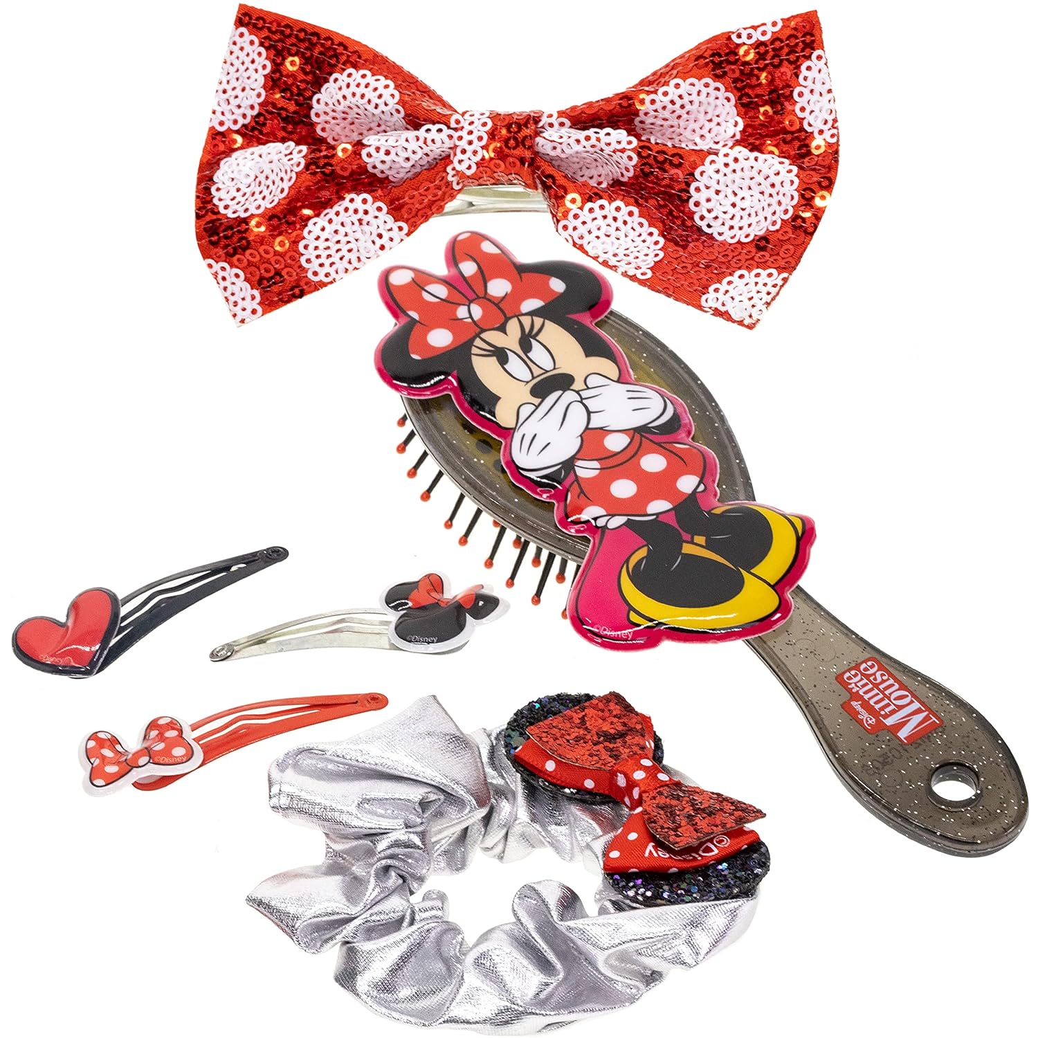 Minnie Mouse Hair Accessories Gift Set for Kids Ages 3+ 6 Pieces - Image 6