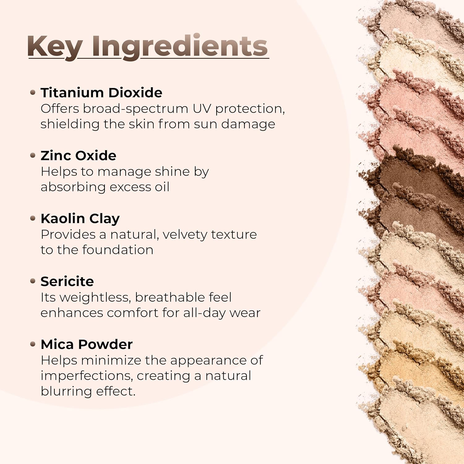 Warm Shade 30g Matte Mineral Loose Powder Foundation Full Size Jar SPF 30 - Image 5