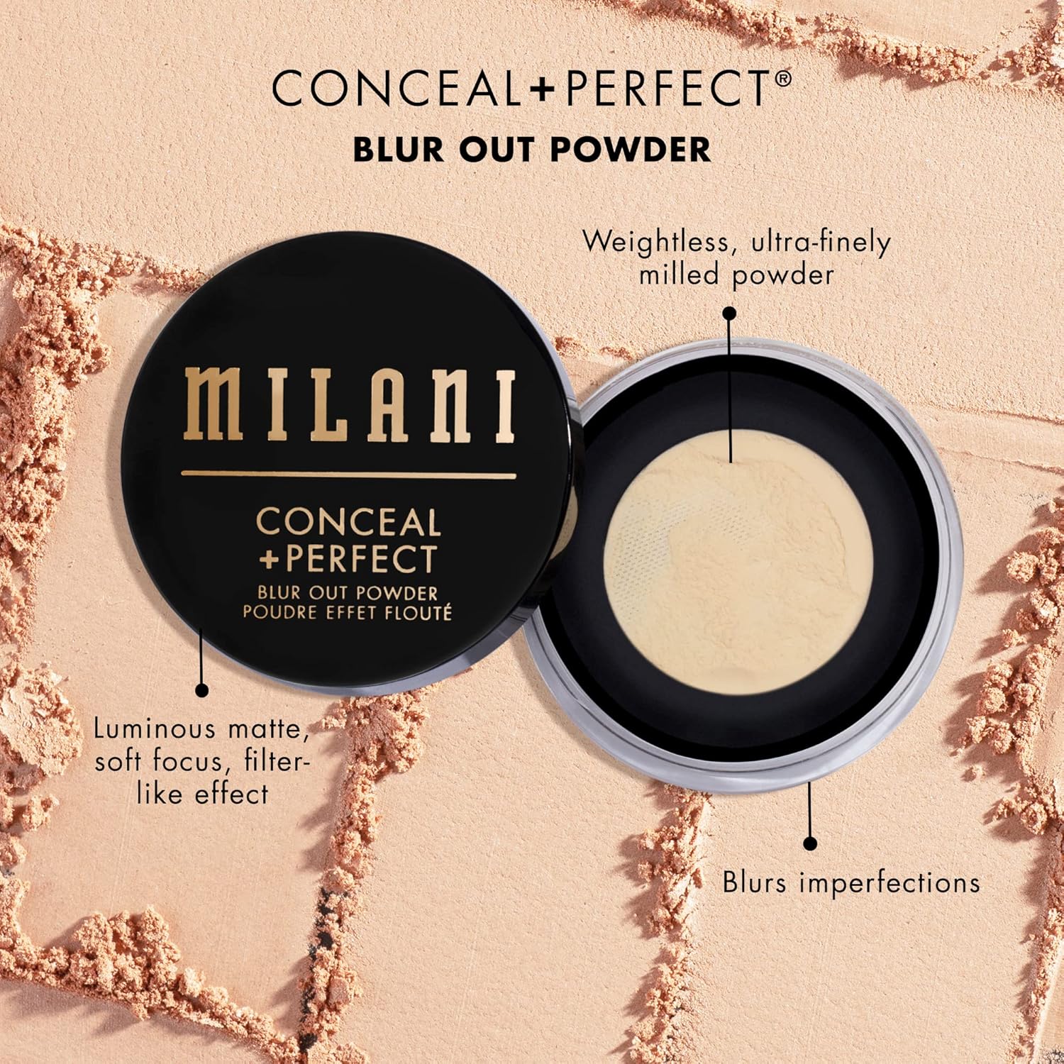 Milani Conceal + Perfect Blur Out Powder and Facelift Kit 1, 3 Piece Set - Image 2