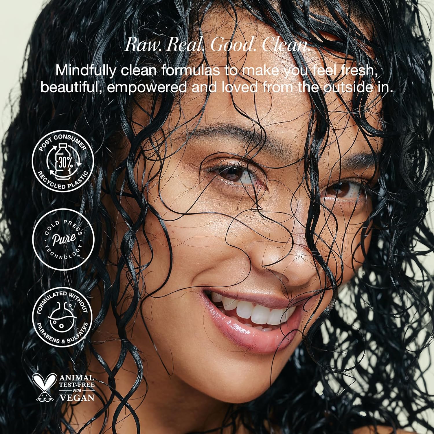 Truly Unruly Curly Hair Shampoo Conditioner and Rosemary Vinegar Rinse 3 Piece Set - Image 6