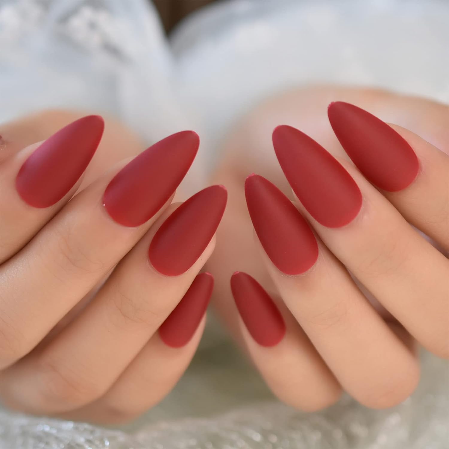 AddFavor 12 Pack Short Square Press On Nails Matte Acrylic Colored Fingernails Kit for Women - Image 6