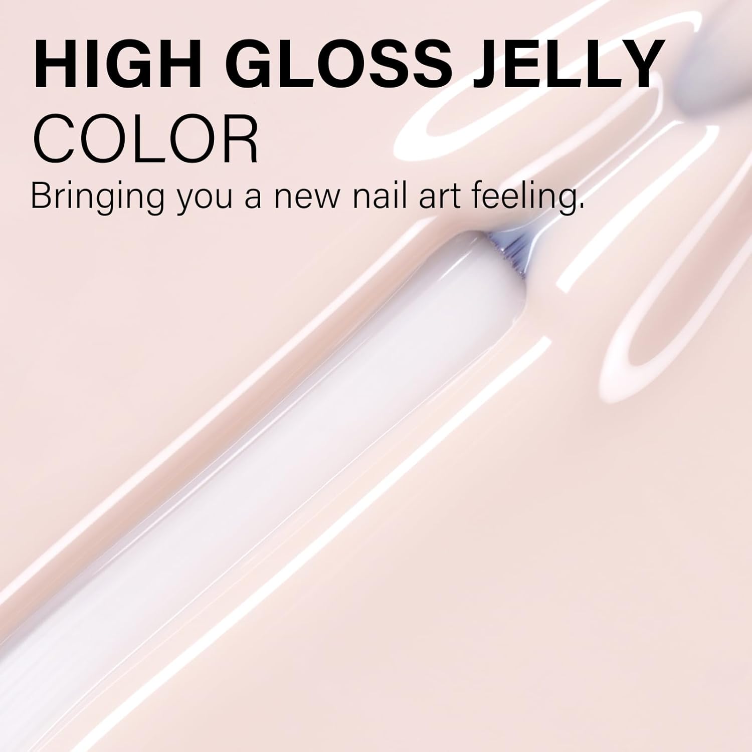 AILLSA Nude Gel Nail Polish Cloud Kiss Sheer Light Neutral Translucent for French Manicure 0.51 Oz - Image 6