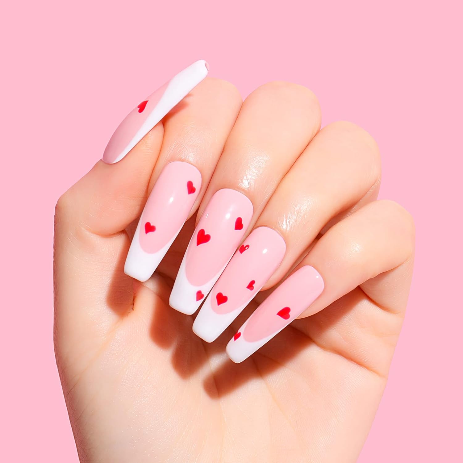 AIMEILI 6pcs Nude Pink Gel Nail Polish Set, 10ml Each, All Seasons Collection - Image 4