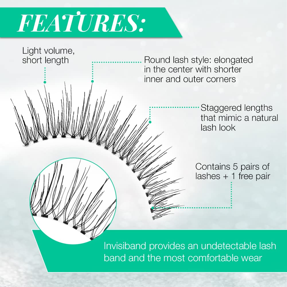 Ardell Natural 110 False Eyelashes Multipack 5 Pairs Plus Bonus for Eye-Lifting - Image 4